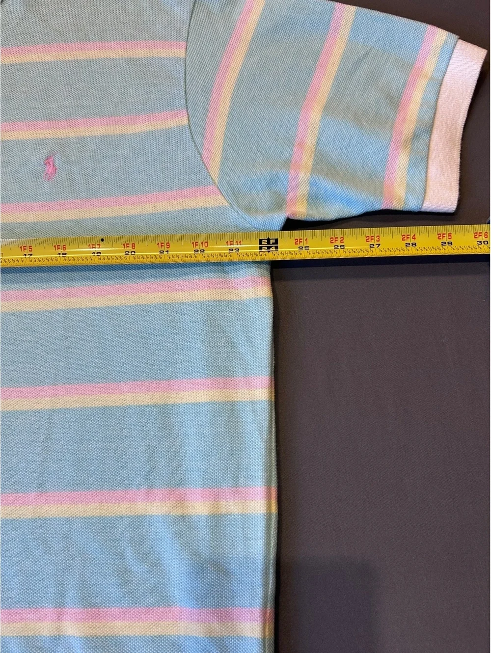 Polo Ralph Lauren pastel striped short sleeve polo shirt